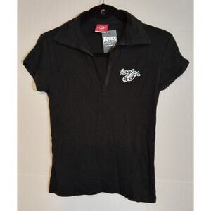 Philadelphia Eagles NFL for Her Black Polo Small